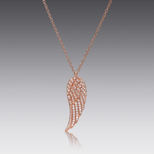 Ava Rose Gold Wing Necklace