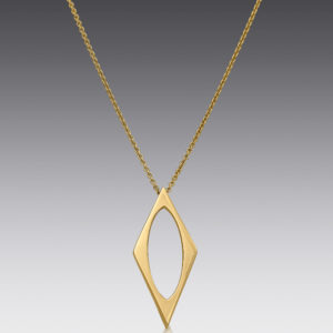 Cherish 18kt Yellow Gold and Diamond Oval Locket Necklace