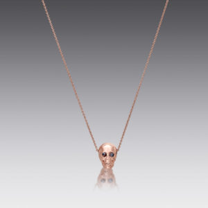 Livin’ On A Prayer Rose Gold Paper Clip Diamond Chain and Pendant