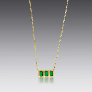 Andie Colombian Emerald Necklace