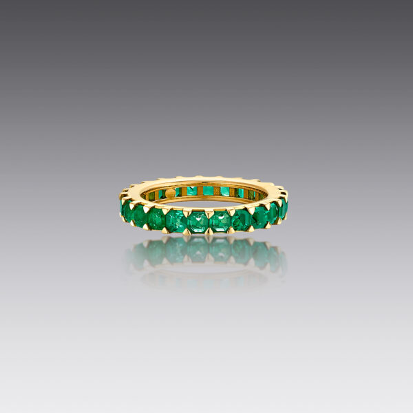 Audrey Emerald Stackable Ring