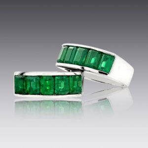 Cleo Emerald Stack Rings