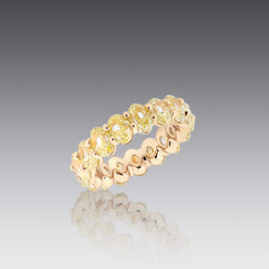 Helen Fancy Yellow Diamond Comfort Fit Ring