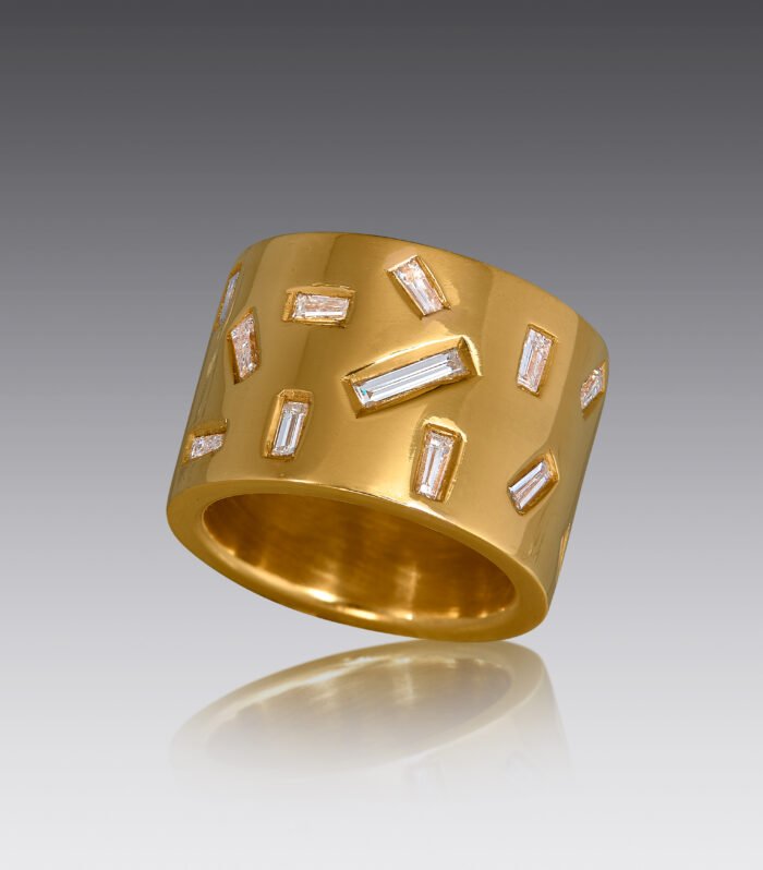 Confetti Gold Ring