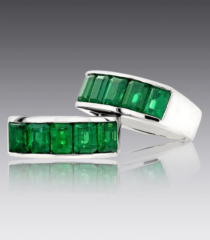 Cleo Emerald Stack Rings