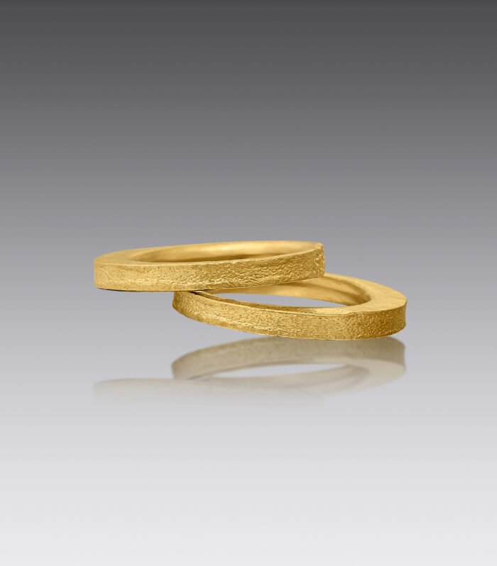 Sol 18kt Yellow Gold Stackable Ring