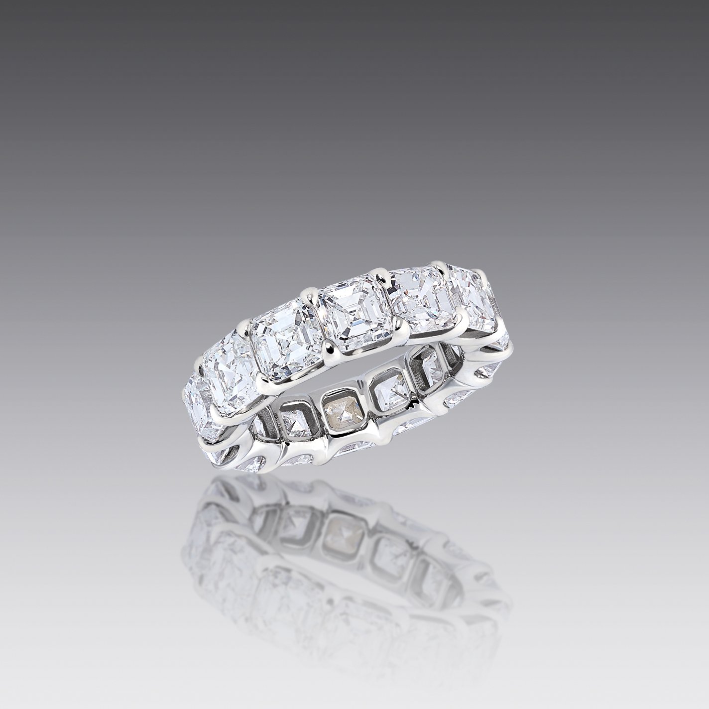 Giselle Diamond U Shape Eternity Band