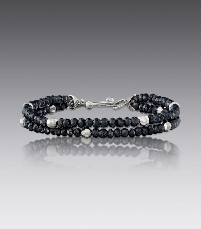 Baubles Black Beaded Diamond Bracelet