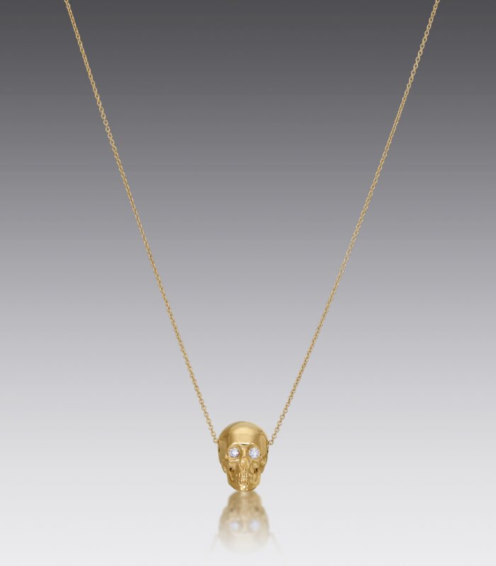 Skull Gold Necklace