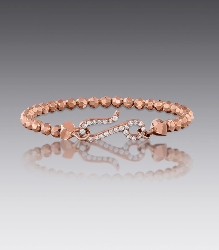 Baubles Rose Gold Beaded Bracelet