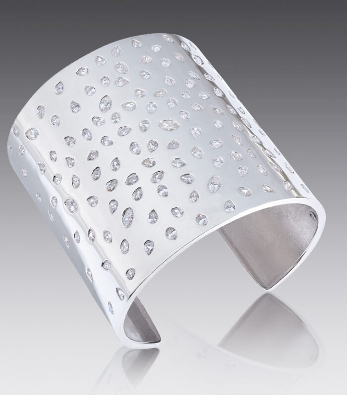 Constellation Wide Mix Shape Diamond Cuff